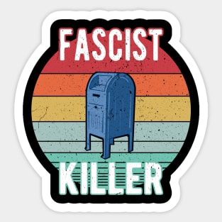 Fascist Killer Postbox Mailbox Sticker